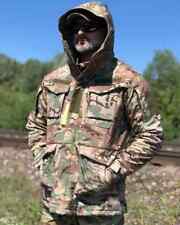 Winter tactical Soft Shell parka with Omni-Heat multicam insulation picture