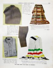 Vintage 1949 Pendleton Buckaroo Hunting Shirt Jacket Print Ad picture