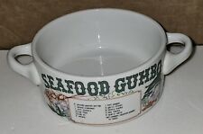 Ljungberg Collection 1978 Seafood Gumbo Recipe Soup Bowl With Handles picture