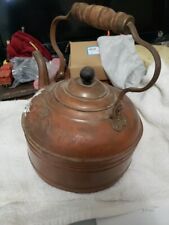 Vintage Rome Extra Large Copper Tea Pot Kettle with Handle & Lid picture