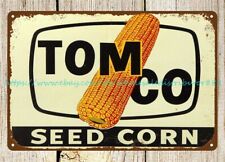 vintage reproduction TomCo Seed Corn metal tin sign plaques wall prints picture