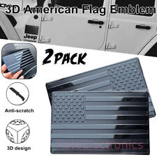 2PC American Flag Car Adhesive Decal 3x5 Heavy Duty for Car Truck SUV Waterproof picture