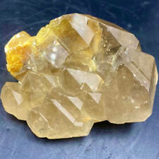 223G Natural Golden Hair Rutilated Quartz Crystal Flat Healing picture