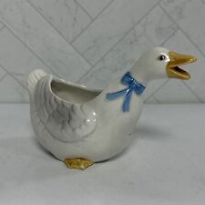 Vintage 1983 Otagiri Ceramic Goose Duck Creamer Planter Japan Collectible picture