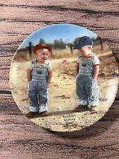 You Been Farming Long Collector Plate1986 Little Farmers Series #11687 Ernst Inc picture