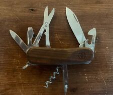 Victorinox Wood Evolution 14 Swiss Army Pocket Knife EVO Excellent Condition EDC picture