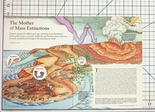 Scientific American July 1996 Mass Extinction Permian-Triassic Article Ephemera picture
