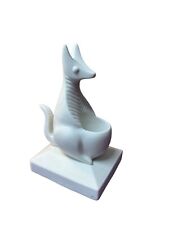 Jonathan Adler Kangaroo With Patch Bud Vase Figurine Limited Edition Matte White picture