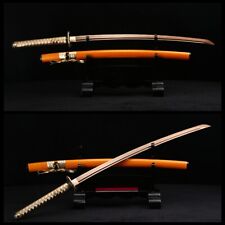 Handmade Battle Ready Japanese Katana Samurai Folded Steel Sword Full Tang Sharp picture