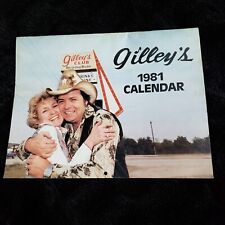 Gilley's 1981 Wall Calendar Johnny Lee Urban Cowboy 8.5