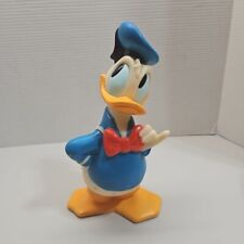 Donald Duck Coin Bank Vintage 1970's Walt Disney By Illco Rubber 11'' picture