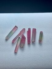 13 Cts Lot Of Terminated Bi Colour Tourmaline Crystals from Afghanistan picture