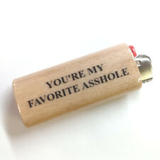 You're My Favorite *sshole Lighter Case Holder Sleeve Cover Fits Bic Lighters picture