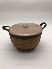 Longaberger American Work Basket 10 Inch Bowl Protector With Lid picture
