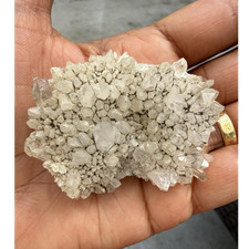 Lattice Quartz Crystal Cluster Mineral Specimen Display Approx. 1-2 oz, 2- 3” picture