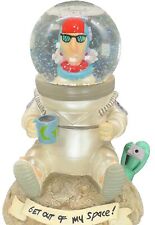 Hallmark Maxine In Space Suit Snow Globe Get Out Of My Space 7” Shoebox Vtg 80s picture