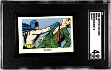 BATMAN 1966-68 Dutch Gum Card Unnumbered Set 3 Group 3 SGC 4 Pop 1 picture