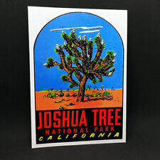 JOSHUA TREE National Park DECAL / Vintage Style Vinyl Travel STICKER, California picture