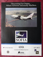10/1996 PUB AIRBORNE INFRARED ASTRONOMY BOEING 747SP SOFIA TELESCOPE NASA AD picture