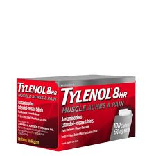 Tylenol 8 Hour Relief Acetaminophen Extended Release Tablets 650 mg 100 Count picture