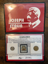 Soviet Stamp and Coin Commemorative Set WW2 Collectible picture