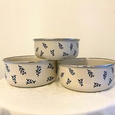 Vintage Walt Disney World At Home set of 3 metal bowls Mickey Mouse picture
