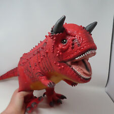 HUGE Carnotaurus Disney Dinoland Animal Kingdom Latex Rubber Red Dinosaur 36” picture