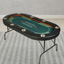 DC DiClasse Folding Poker Table 8 Player Texas Holdem Casino Leisure Blackjack picture