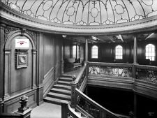 RMS TITANIC, RMS OLYMPIC, INCREDIBLE REPRINT VIEW OF AFT STAIRCASE HQ picture