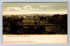 Rindge Center NH-New Hampshire, Scene From Todd Hill, Antique, Vintage Postcard picture