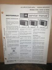 Motorola Radio Model #XT4C-Service Manual- Schematics.XC15C,XC16C Parts List. picture