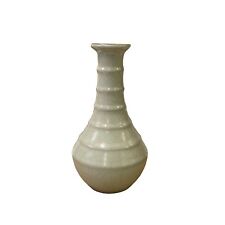 Chinese Ceramic Crackle Pattern Light Celadon GuanWare Vase ws3168 picture