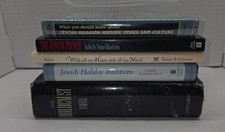 5 Jewish Books Lot Judaica Religion History Holocaust Holidays Primer picture