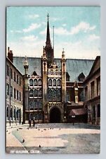 London-England, the Guildhall, Antique Vintage Souvenir Postcard picture