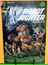 1974 Magnus ROBOT KILLER 4000 AD Gold Key Comic Book No. 35 Alone Against Talpa. picture