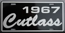 1967 67 OLDS OLDSMOBILE CUTLASS METAL LICENSE PLATE F-85 S 442 350 400 455 HURST picture