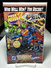 DC Versus Marvel Free Preview 1995 W/ Ballot And Trading Card Attached picture