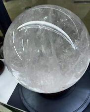 77LB Large Top Quality Natural Clear Quartz Sphere Quarzt Crystal Ball heali picture