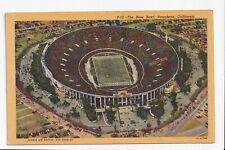 Vintage Postcard Rose Bowl Pasadena Aerial View Pasadena California picture
