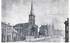 VINTAGE POSTCARD THE SECOND EDIFICE OF TRINITY CHURCH NYC (1788-1841) ENGRAVING picture