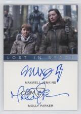 2019 Lost in Space Dual Maxwell Jenkins Will Robinson Molly Parker Auto 0ag4 picture