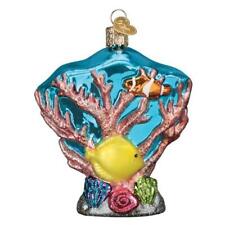 Old World Christmas CORAL REEF (12597) Glass Ornament w/OWC Box picture