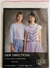 Vtg ‘85 New Directions Quilted Top Pattern Taylor Made Designs TA-4 Uncut S-M-L picture