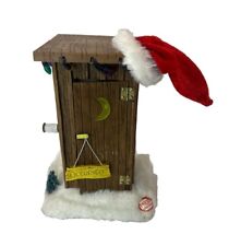 Santa's Outhouse Animated Farting Light Up Christmas 2009 picture