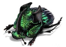 Phanaeus demon male green ONE REAL HORNED RHINOCEROS DUNG BEETLE PINNED picture