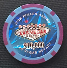 High Roller Casino Las Vegas, Nevada $10,000 Casino Chip "Fabulous Las Vegas" picture