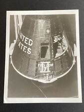 1960’s NASA Smithsonian Institution Freedom 7 Space Capsule BW Photograph picture