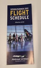 National Airlines Timetable (2001) picture