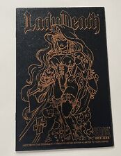 Lady Death The Crucible #1 Premium Leather Gold Edition Limited 10,000 Chaos NM picture