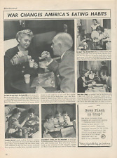 1944 Heinz 57 WW2 War Changes America's Eating Habits Vinatge Print Ad picture